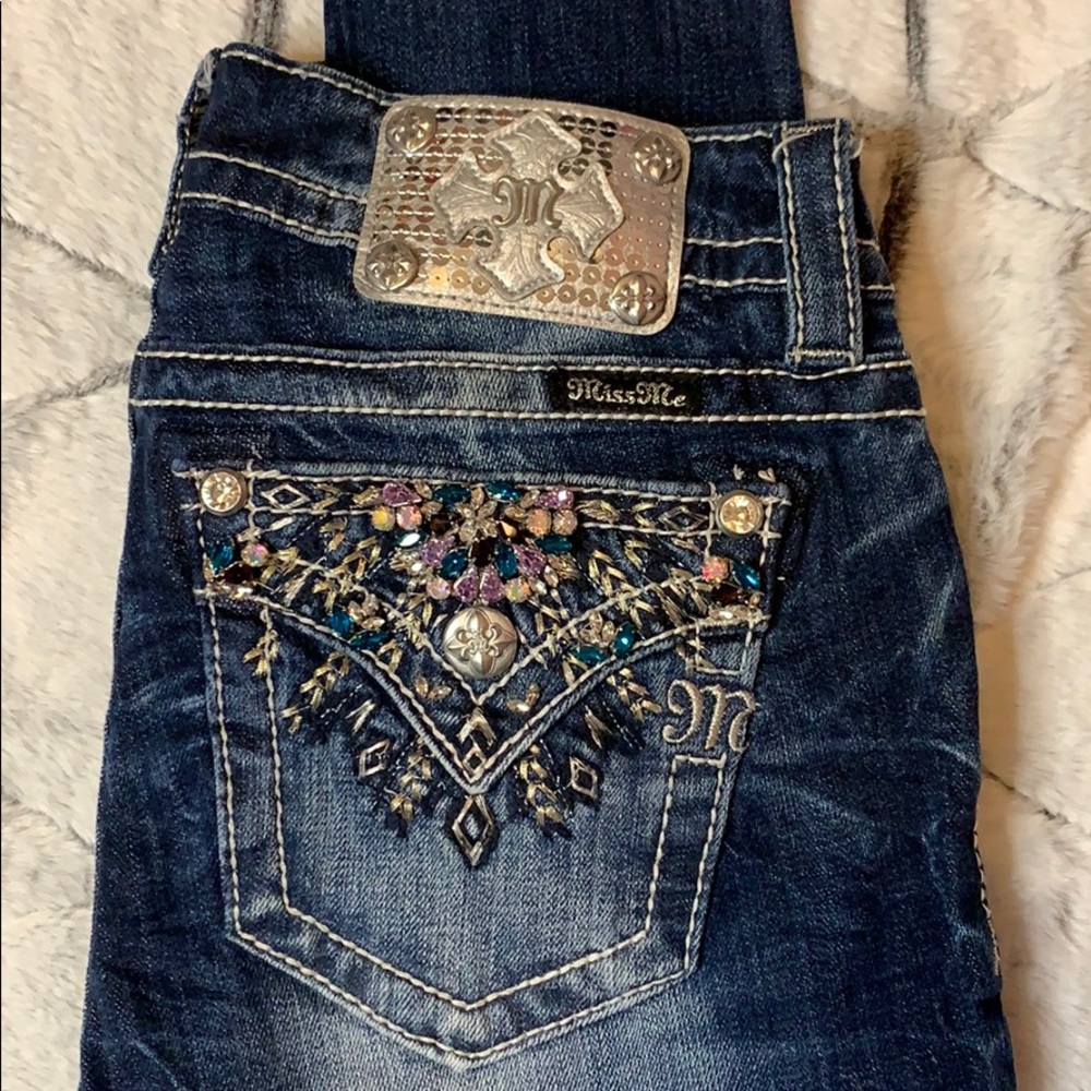 Miss me skinny blue jeans